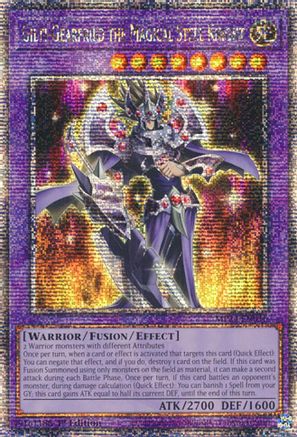 Gilti-Gearfried the Magical Steel Knight [MP24-EN016] Quarter Century Secret Rare - Trinity Hobby