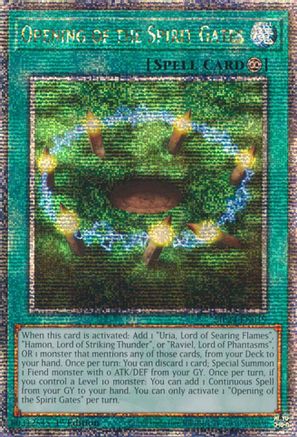 Opening of the Spirit Gates [MP24-EN019] Quarter Century Secret Rare - Trinity Hobby