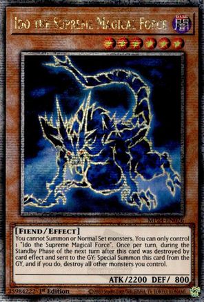 Ido the Supreme Magical Force [MP24-EN026] Quarter Century Secret Rare - Trinity Hobby