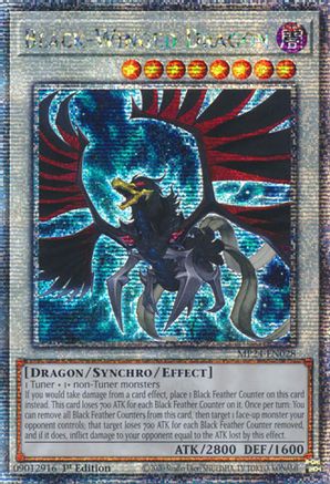 Black-Winged Dragon [MP24-EN028] Quarter Century Secret Rare - Trinity Hobby