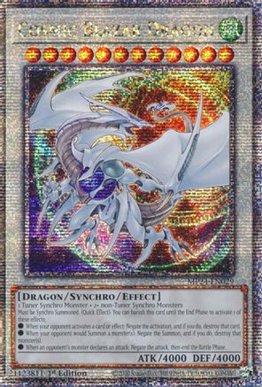 Cosmic Blazar Dragon [MP24-EN029] Quarter Century Secret Rare - Trinity Hobby