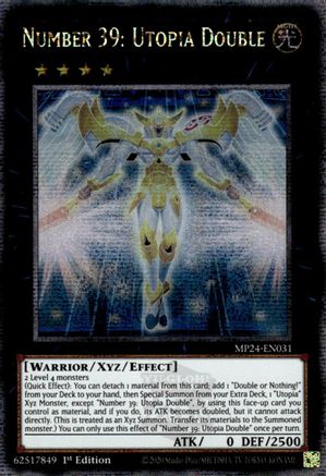 Number 39: Utopia Double [MP24-EN031] Quarter Century Secret Rare - Trinity Hobby