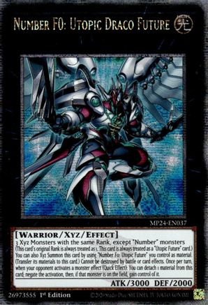 Number F0: Utopic Draco Future [MP24-EN037] Quarter Century Secret Rare - Trinity Hobby
