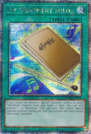 1st Movement Solo [MP24-EN038] Quarter Century Secret Rare - Trinity Hobby