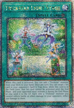 Trickstar Light Stage [MP24-EN046] Quarter Century Secret Rare - Trinity Hobby