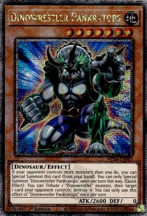 Dinowrestler Pankratops [MP24-EN047] Quarter Century Secret Rare - Trinity Hobby