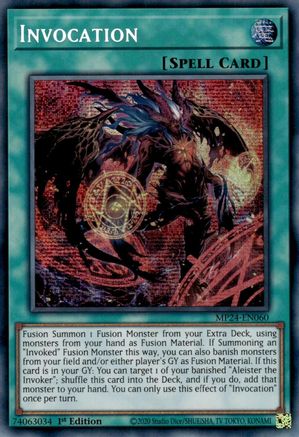 Invocation (Alternate Art) [MP24-EN060] Prismatic Secret Rare - Trinity Hobby