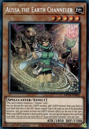 Aussa the Earth Channeler [MP24-EN061] Prismatic Secret Rare - Trinity Hobby
