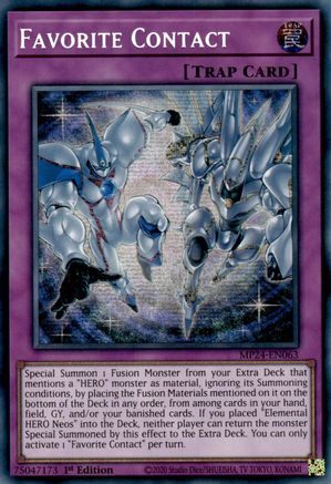 Favorite Contact [MP24-EN063] Prismatic Secret Rare - Trinity Hobby