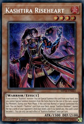 Kashtira Riseheart [MP24-EN065] Prismatic Secret Rare - Trinity Hobby