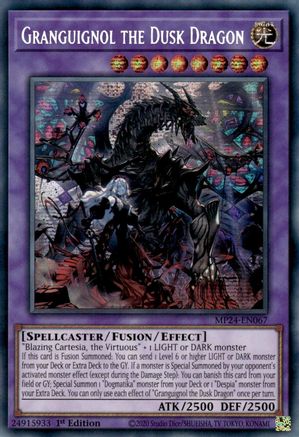 Granguignol the Dusk Dragon [MP24-EN067] Prismatic Secret Rare - Trinity Hobby
