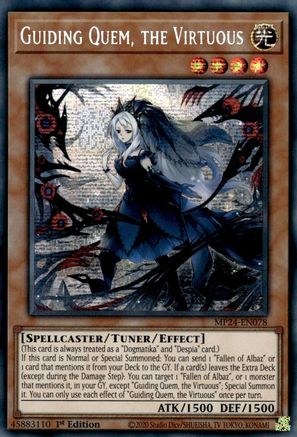 Guiding Quem, the Virtuous [MP24-EN078] Prismatic Secret Rare - Trinity Hobby