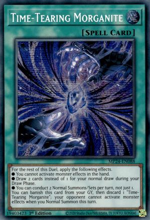 Time-Tearing Morganite [MP24-EN088] Prismatic Secret Rare - Trinity Hobby