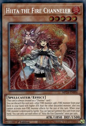 Hiita the Fire Channeler [MP24-EN094] Prismatic Secret Rare - Trinity Hobby