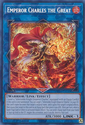 Emperor Charles the Great [MP24-EN100] Prismatic Secret Rare - Trinity Hobby