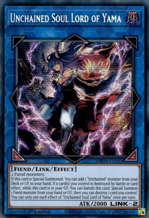 Unchained Soul Lord of Yama [MP24-EN101] Prismatic Secret Rare - Trinity Hobby
