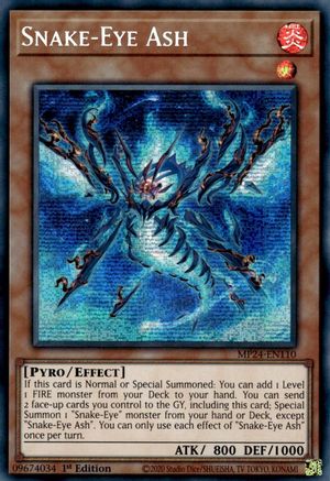 Snake-Eye Ash [MP24-EN110] Prismatic Secret Rare - Trinity Hobby