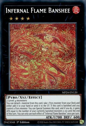 Infernal Flame Banshee [MP24-EN120] Prismatic Secret Rare - Trinity Hobby