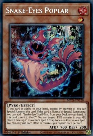 Snake-Eyes Poplar [MP24-EN128] Prismatic Secret Rare - Trinity Hobby
