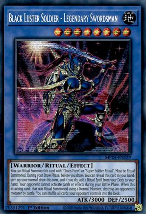 Black Luster Soldier - Legendary Swordsman [MP24-EN129] Prismatic Secret Rare - Trinity Hobby