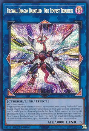 Firewall Dragon Darkfluid - Neo Tempest Terahertz [MP24-EN130] Prismatic Secret Rare - Trinity Hobby