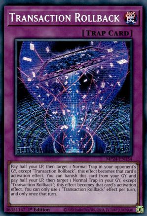 Transaction Rollback [MP24-EN134] Prismatic Secret Rare - Trinity Hobby