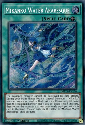 Mikanko Water Arabesque [MP24-EN136] Prismatic Secret Rare - Trinity Hobby