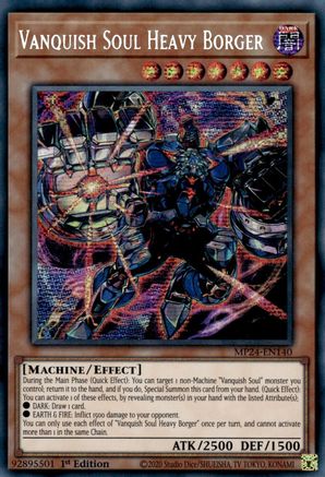 Vanquish Soul Heavy Borger [MP24-EN140] Prismatic Secret Rare - Trinity Hobby