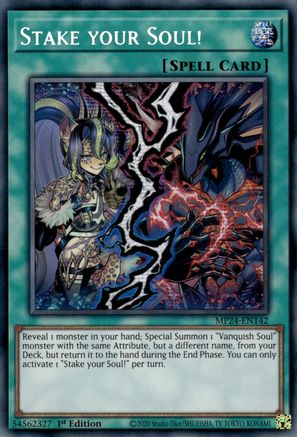 Stake your Soul! [MP24-EN142] Prismatic Secret Rare - Trinity Hobby