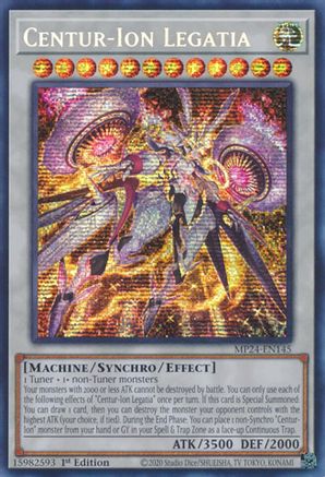 Centur-Ion Legatia [MP24-EN145] Prismatic Secret Rare - Trinity Hobby