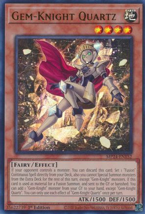 Gem-Knight Quartz [MP24-EN152] Ultra Rare - Trinity Hobby