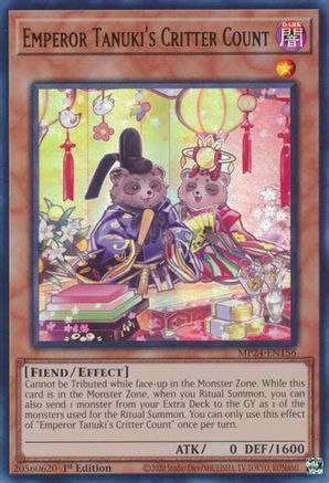 Emperor Tanuki's Critter Count [MP24-EN156] Ultra Rare - Trinity Hobby