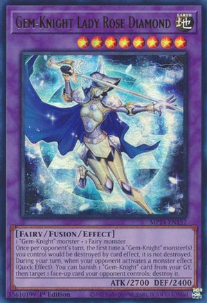 Gem-Knight Lady Rose Diamond [MP24-EN157] Ultra Rare - Trinity Hobby