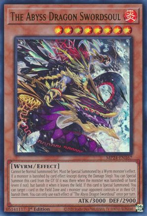 The Abyss Dragon Swordsoul [MP24-EN167] Ultra Rare - Trinity Hobby