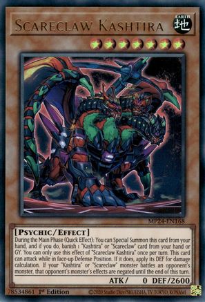 Scareclaw Kashtira [MP24-EN168] Ultra Rare - Trinity Hobby