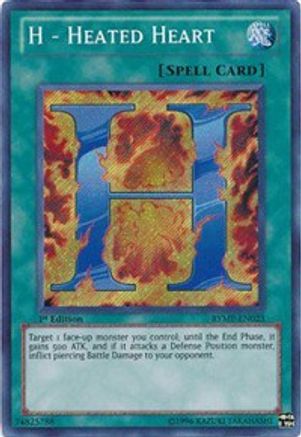 H - Heated Heart [RYMP-EN023] Secret Rare - Trinity Hobby