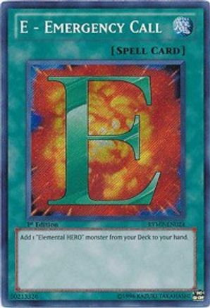 E - Emergency Call [RYMP-EN024] Secret Rare - Trinity Hobby