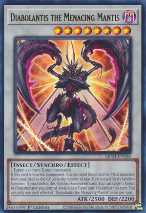 Diabolantis the Menacing Mantis [MP24-EN180] Ultra Rare - Trinity Hobby