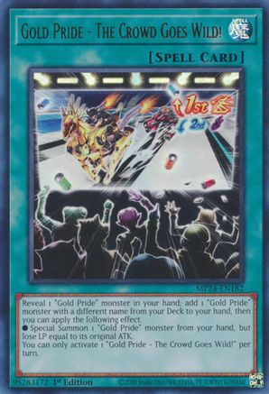 Gold Pride - The Crowd Goes Wild! [MP24-EN182] Ultra Rare - Trinity Hobby