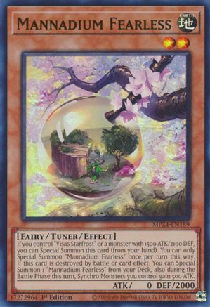 Mannadium Fearless [MP24-EN189] Ultra Rare - Trinity Hobby