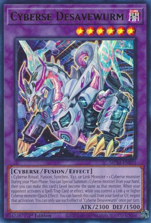 Cyberse Desavewurm [MP24-EN195] Ultra Rare - Trinity Hobby