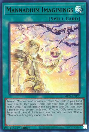 Mannadium Imaginings [MP24-EN196] Ultra Rare - Trinity Hobby