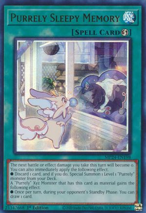 Purrely Sleepy Memory [MP24-EN198] Ultra Rare - Trinity Hobby
