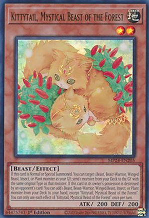 Kittytail, Mystical Beast of the Forest [MP24-EN205] Ultra Rare - Trinity Hobby
