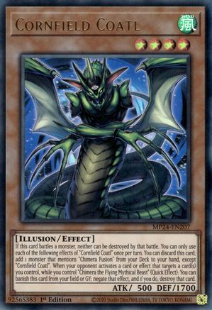 Cornfield Coatl [MP24-EN207] Ultra Rare - Trinity Hobby