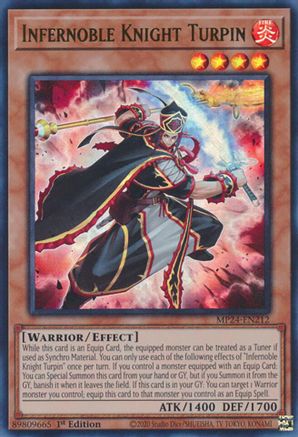 Infernoble Knight Turpin [MP24-EN212] Ultra Rare - Trinity Hobby