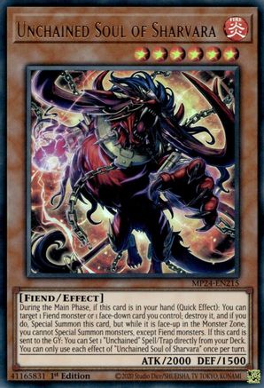Unchained Soul of Sharvara [MP24-EN215] Ultra Rare - Trinity Hobby