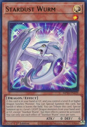 Stardust Wurm [MP24-EN229] Ultra Rare - Trinity Hobby