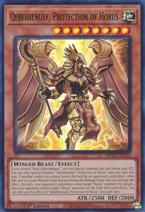 Qebehsenuef, Protection of Horus [MP24-EN235] Ultra Rare - Trinity Hobby