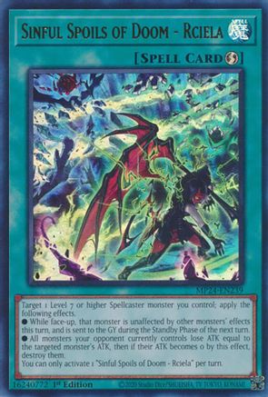Sinful Spoils of Doom - Rciela [MP24-EN239] Ultra Rare - Trinity Hobby
